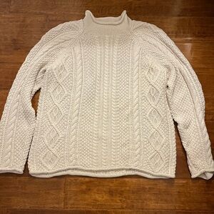 J. Crew Men’s Cotton cable-knit Rollneck Sweater